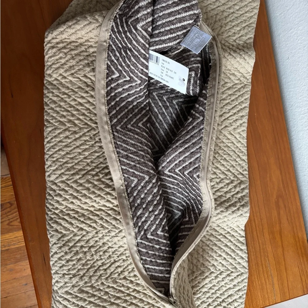 Frette Textured Cushion 100% Cotton Made in Italy 65x65 Set of 2